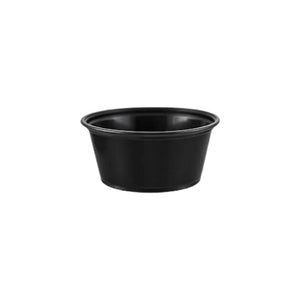 Portion Cups - Black | 2 oz by packthismeal.myshopify.com