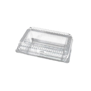 9" x 6" x 3" ClearSeal Hinged Lid Plastic Container
