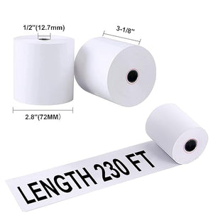 Credit Card Thermal Paper 3 1/8 x 230 - PACK THIS MEAL