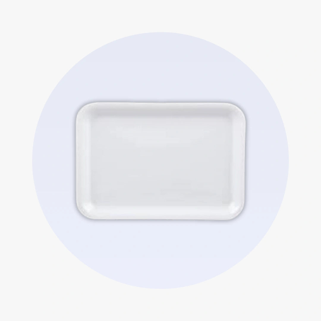 Meat/Supermarket Tray 2P - White