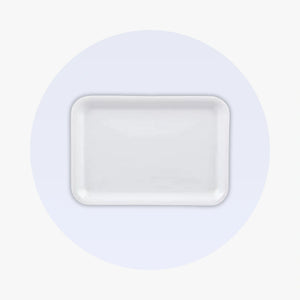 Meat/Supermarket Tray 2P - White