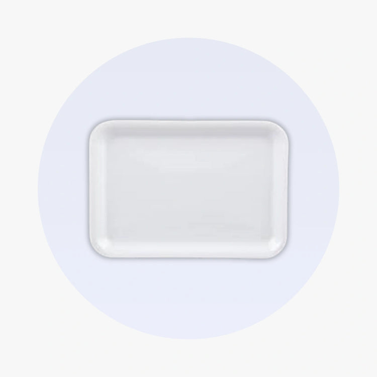 Meat/Supermarket Tray 2P - White