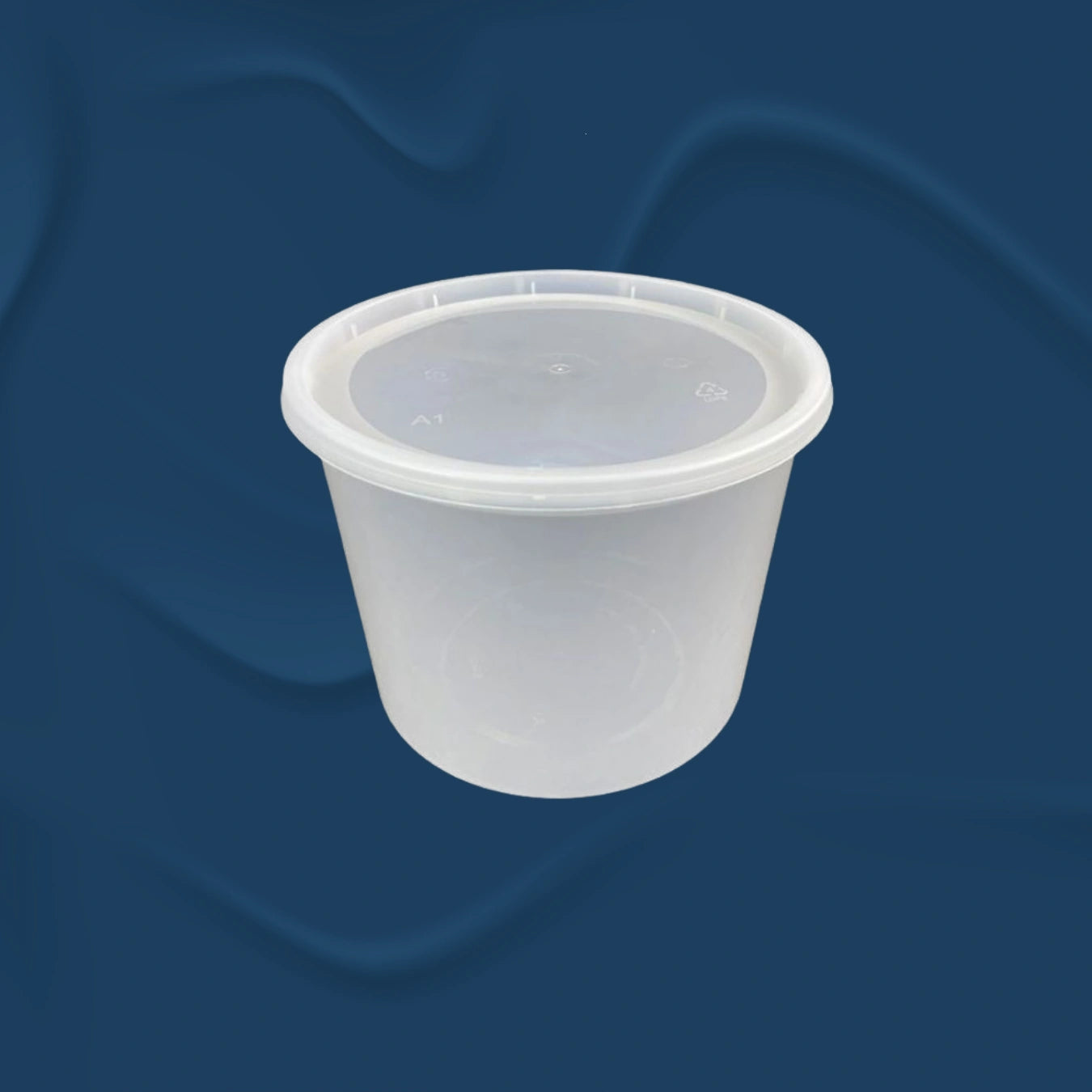 Microwavable Translucent Plastic Deli Container With Lids | 64 oz