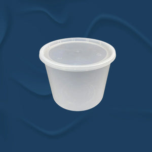 Microwavable Translucent Plastic Deli Container With Lids | 64 oz