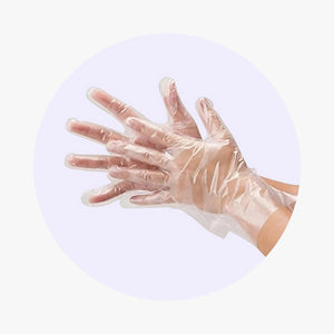 POLY GLOVES (500 Pieces/Case) UNIVERSAL - PACK THIS MEAL