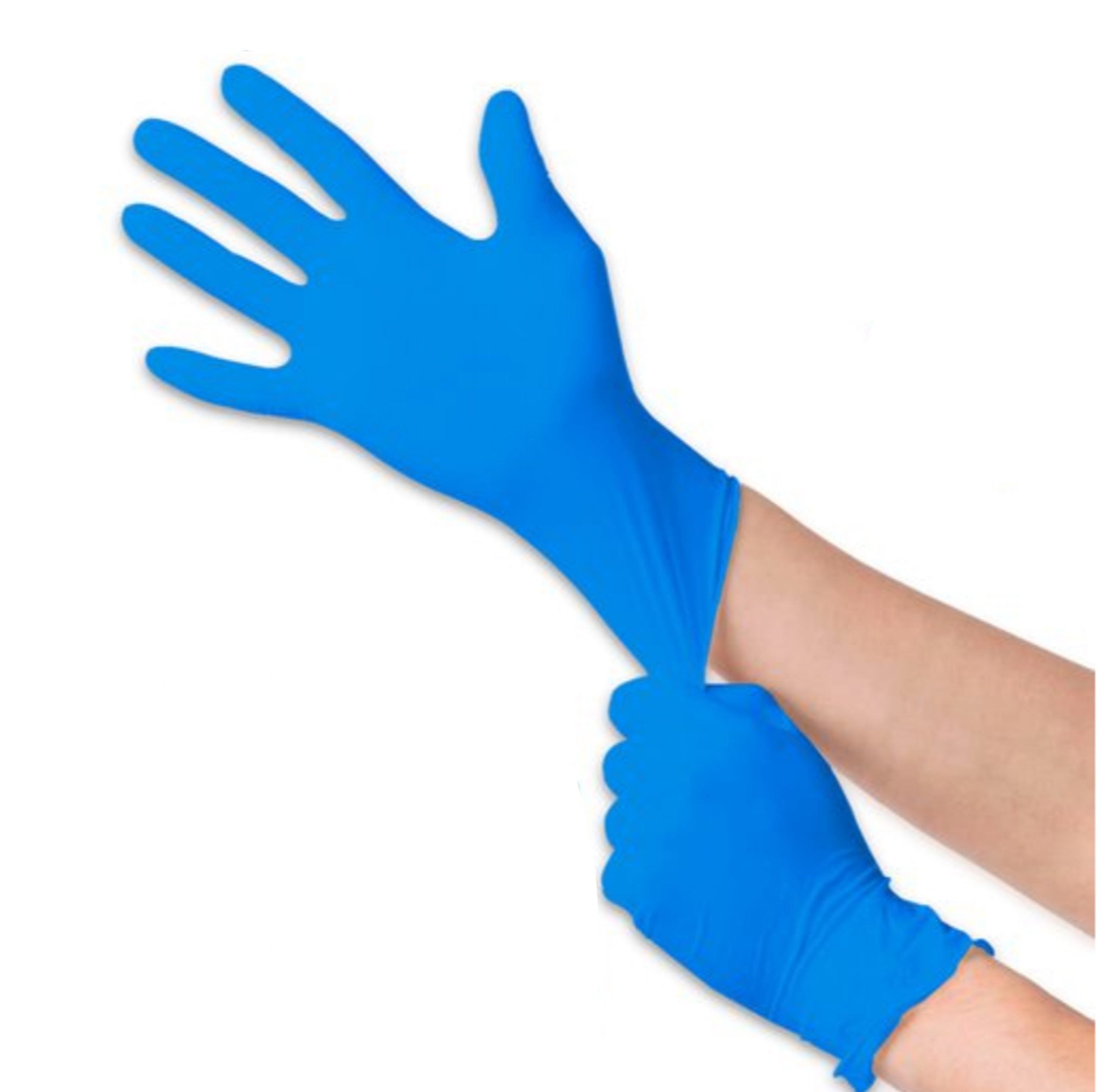 4 mil Nitrile Gloves Blue (100 Pieces/Case) - PACK THIS MEAL