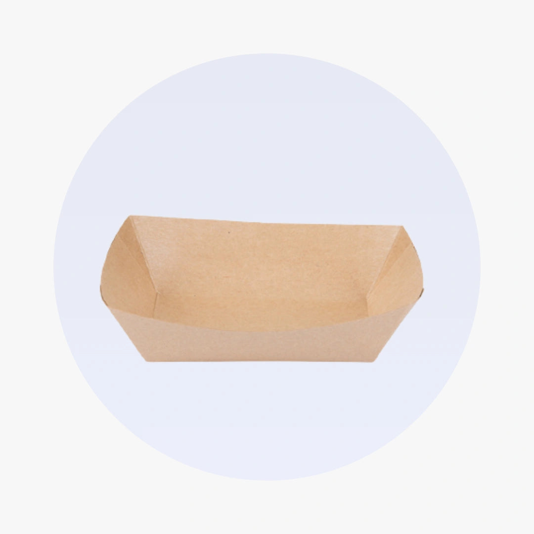 Paper Food Boat Tray - Kraft | 2 lb