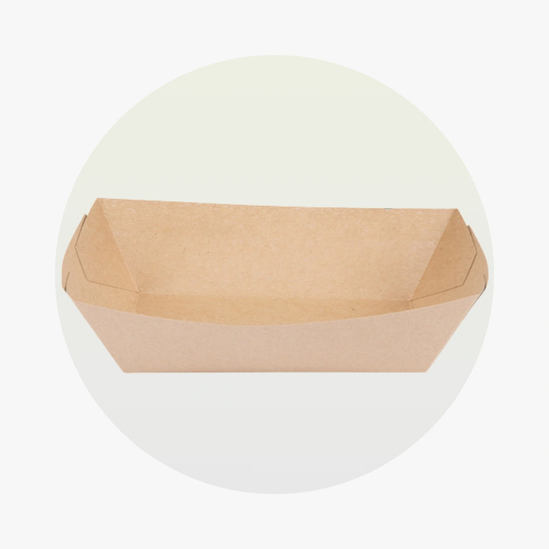 Paper Food Boat Tray - Kraft | 5 lb