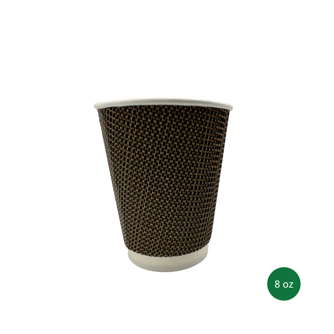 RIPPLE WALL PAPER CUP - 8 oz