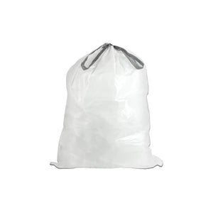 1 mil Trash Bags With Drawstring White - 13 Gallon - PACK THIS MEAL