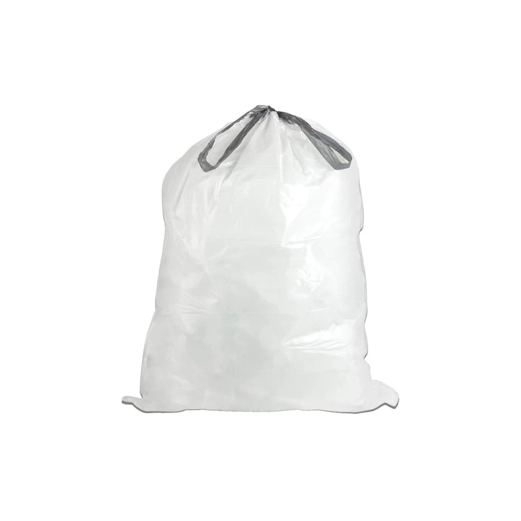 1 mil Trash Bags With Drawstring White - 13 Gallon - PACK THIS MEAL