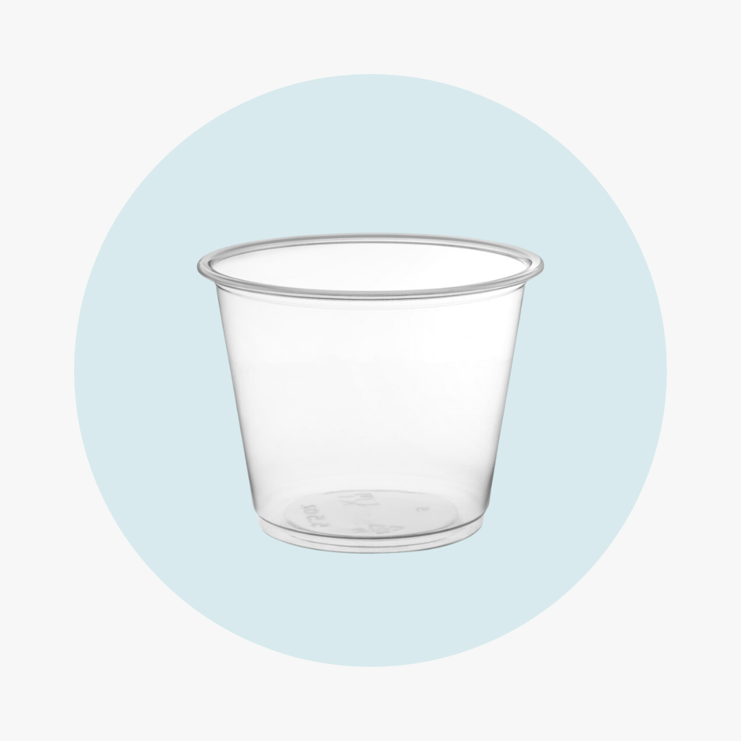 Vasos para porciones - Transparentes | 5,5 oz