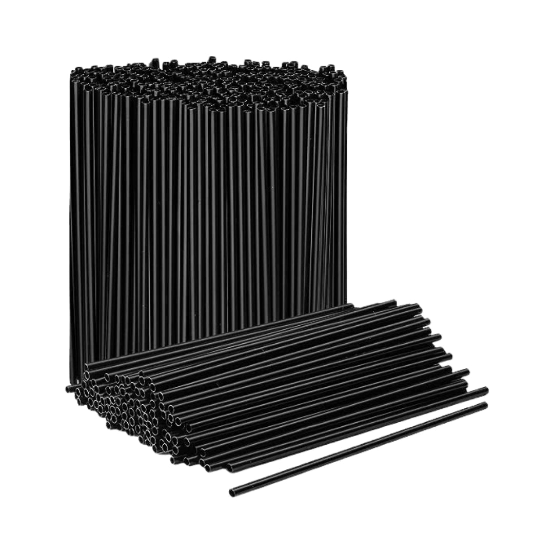 5" PLASTIC STIRRERS | Black