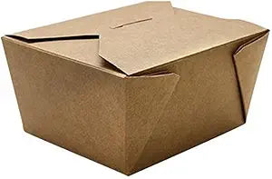 Cajas plegables para llevar KRAFT n.° 1, 30 oz