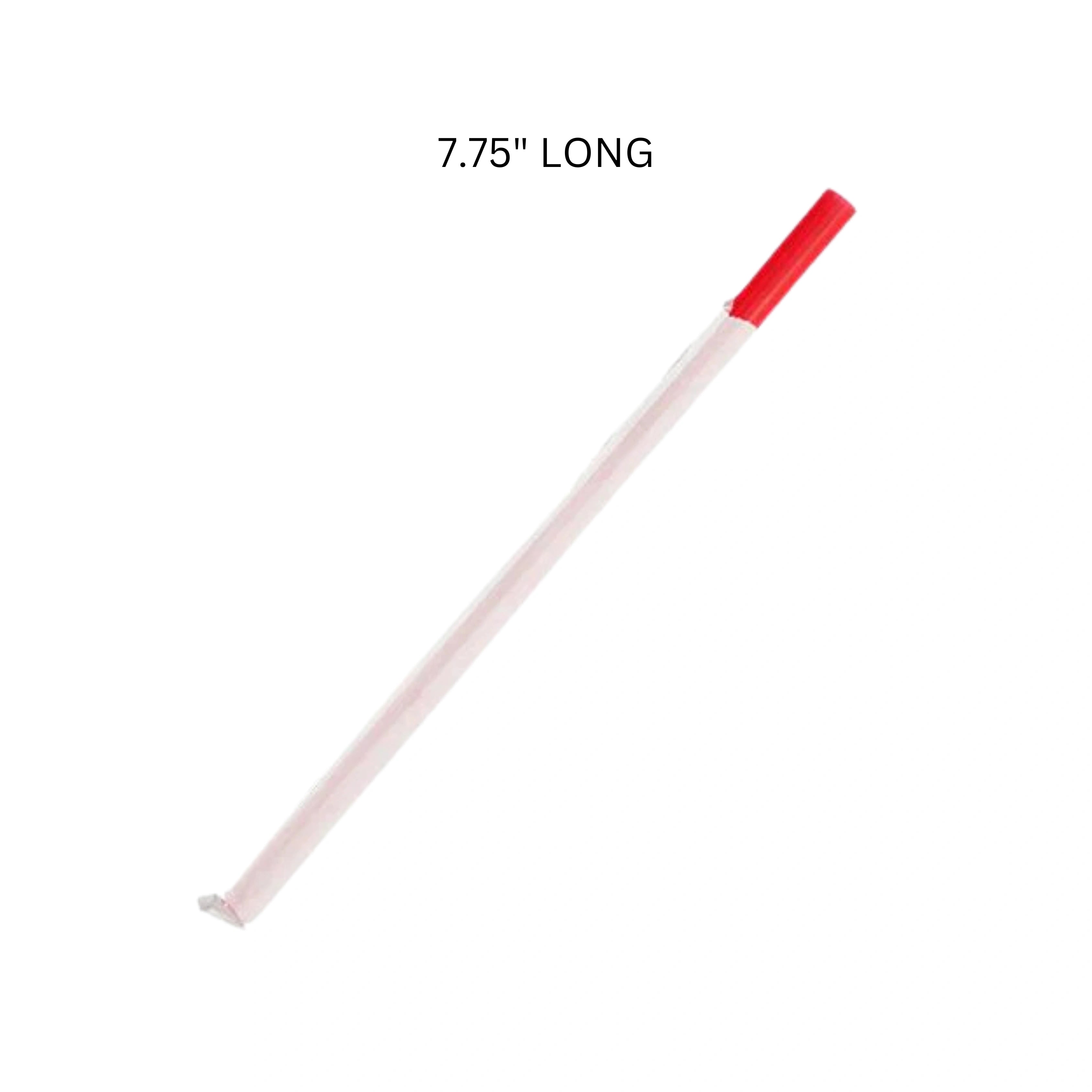 7.75" PLASTIC GIANT STRAWS