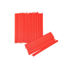 7" PLASTIC STIRRERS | Red