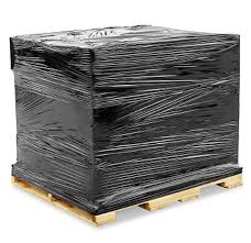 110 Guage Black Stretch Wrap 18" x 850ft - PACK THIS MEAL