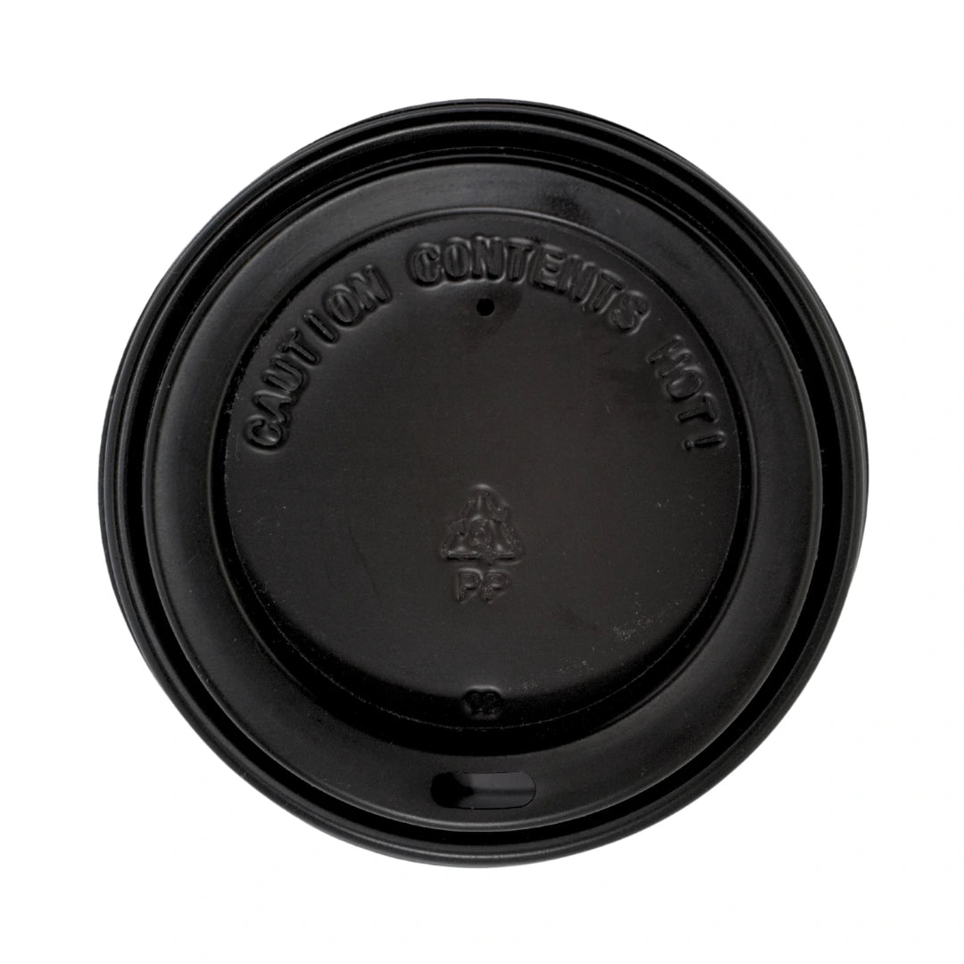 PAPER CUP SIP LIDS BLACK 80MM