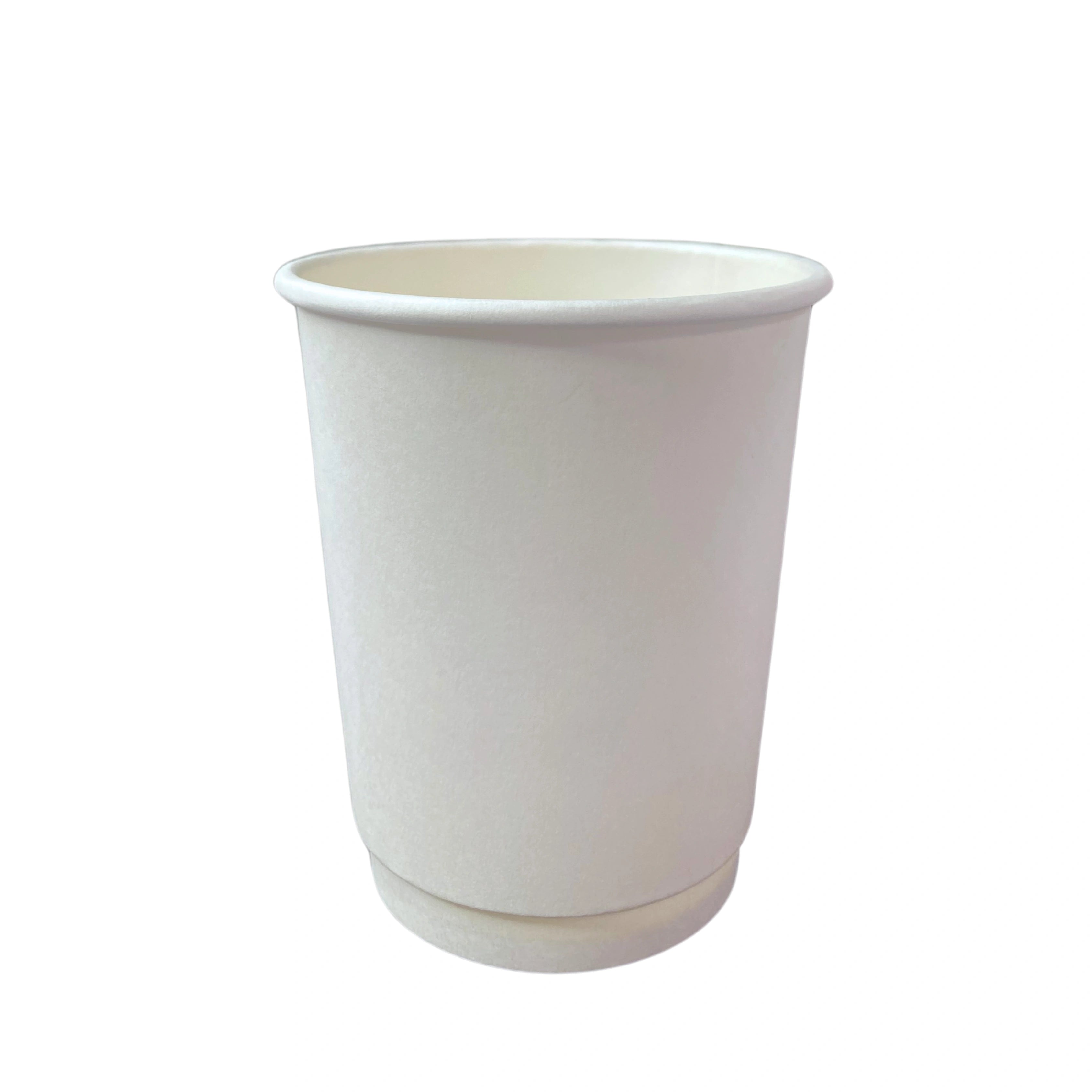 DOUBLE WALL PAPER CUPS - WHITE - 8 oz