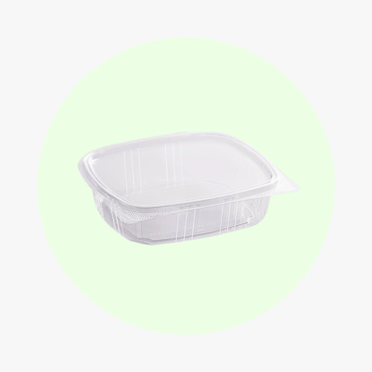 Clear RPET Hinged Deli Container