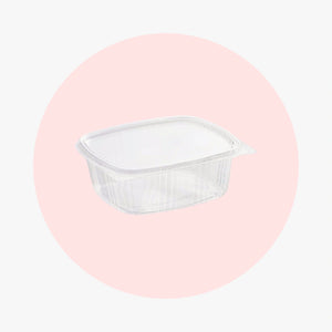 Clear RPET Hinged Deli Container