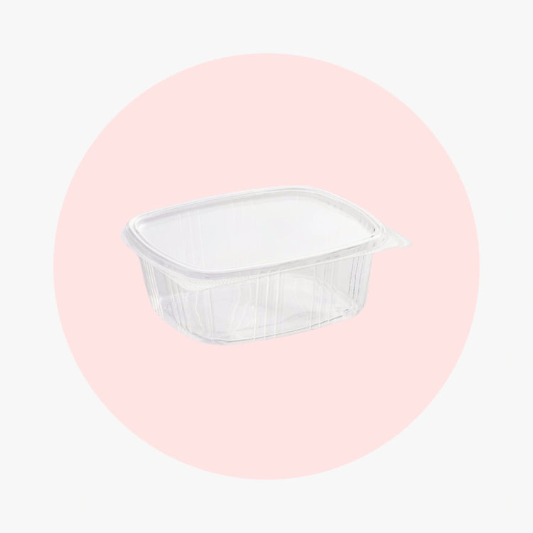 Clear RPET Hinged Deli Container