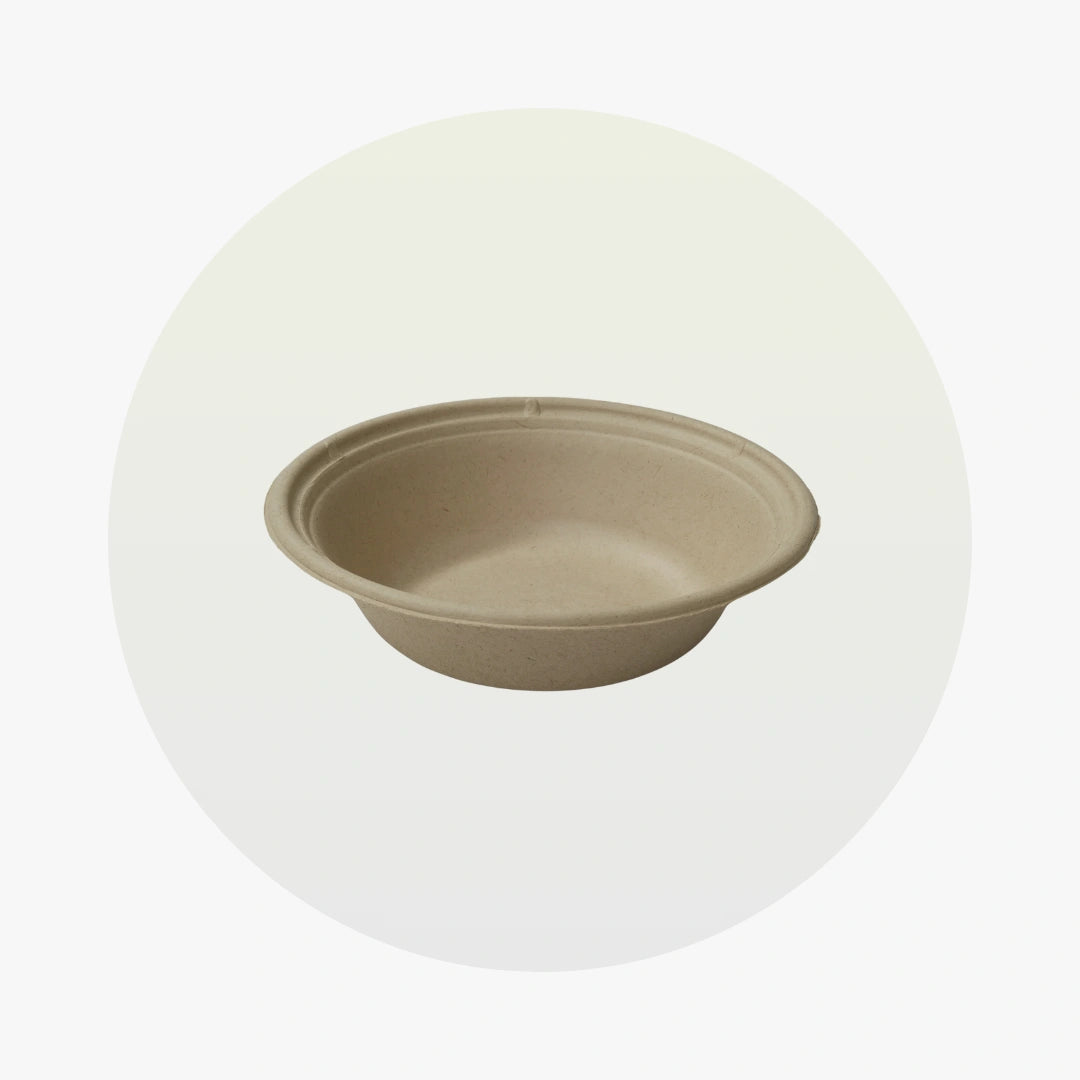 Compostable Sugarcane - Bagasse Round Bowl - 24 oz