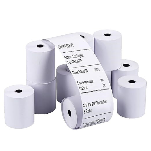 Credit Card Thermal Paper 3 1/8 x 230 - PACK THIS MEAL