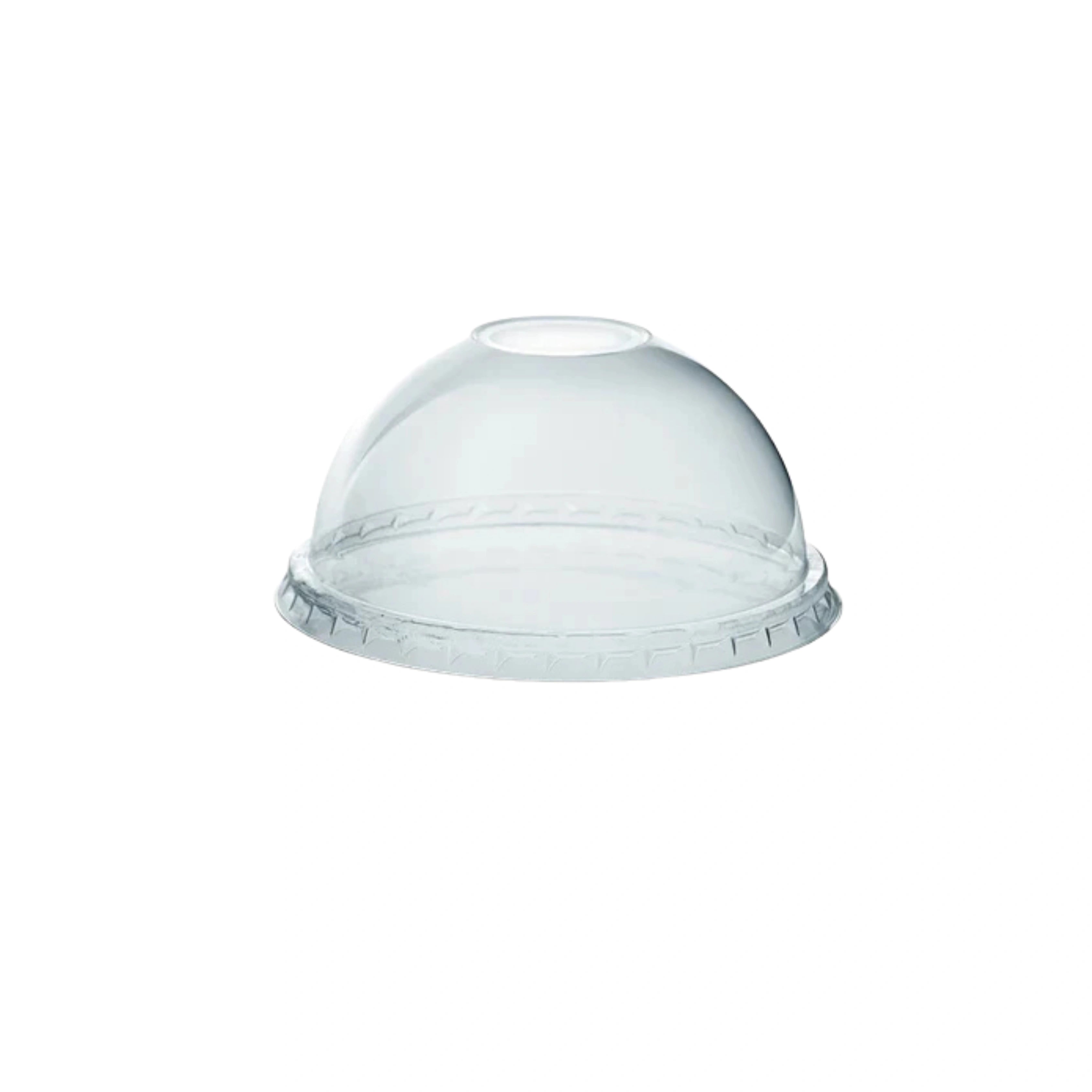 DOME LIDS WITH HOLE(95mm) FOR 12-24oz