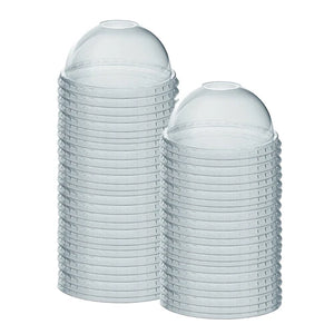 DOME LIDS WITH HOLE(95mm) FOR 12-24oz