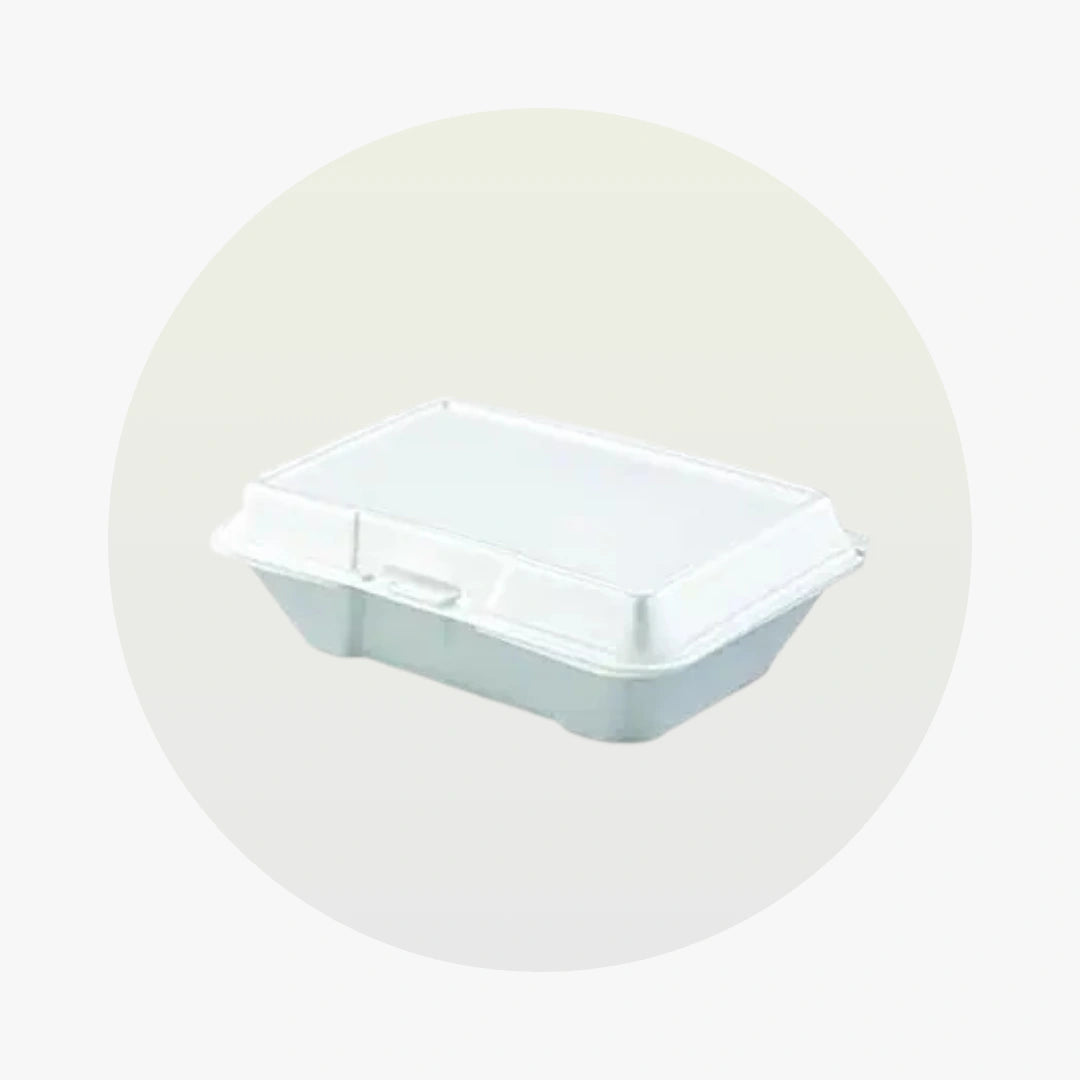 Dart 205HT1 White Foam Take Out Container