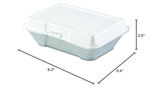 Dart 205HT1 White Foam Take Out Container