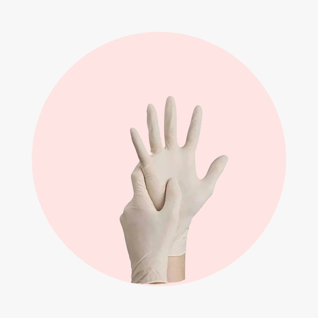 Latex Gloves (100 Pieces/Case) M" - PACK THIS MEAL