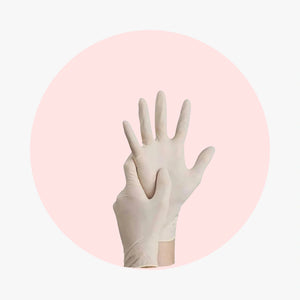 Latex Gloves (100 Pieces/Case) M" - PACK THIS MEAL