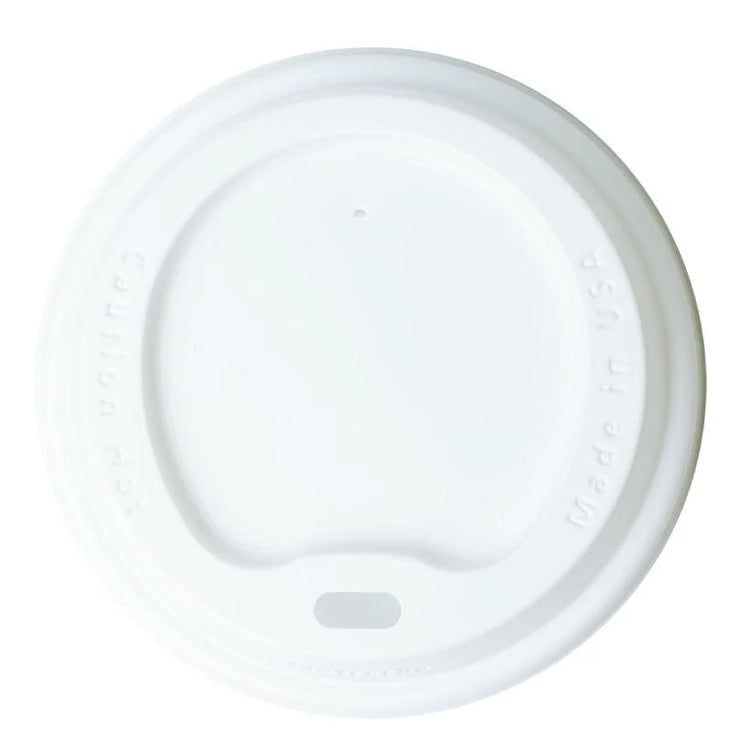 PAPER CUP SIP LIDS - WHITE 80 MM