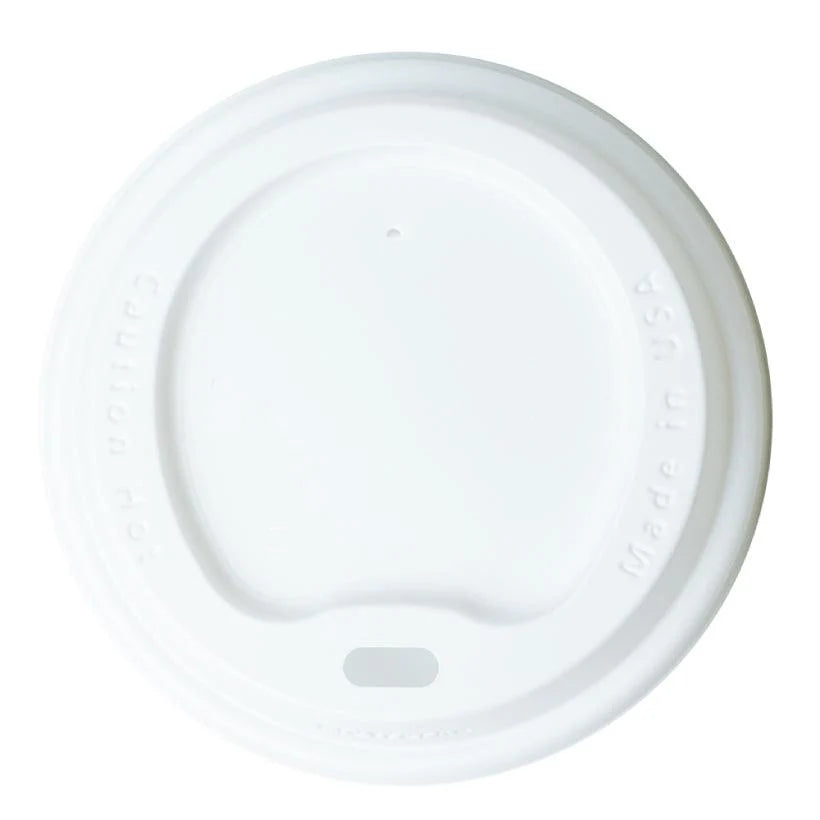 PAPER CUP SIP LIDS - WHITE 80 MM