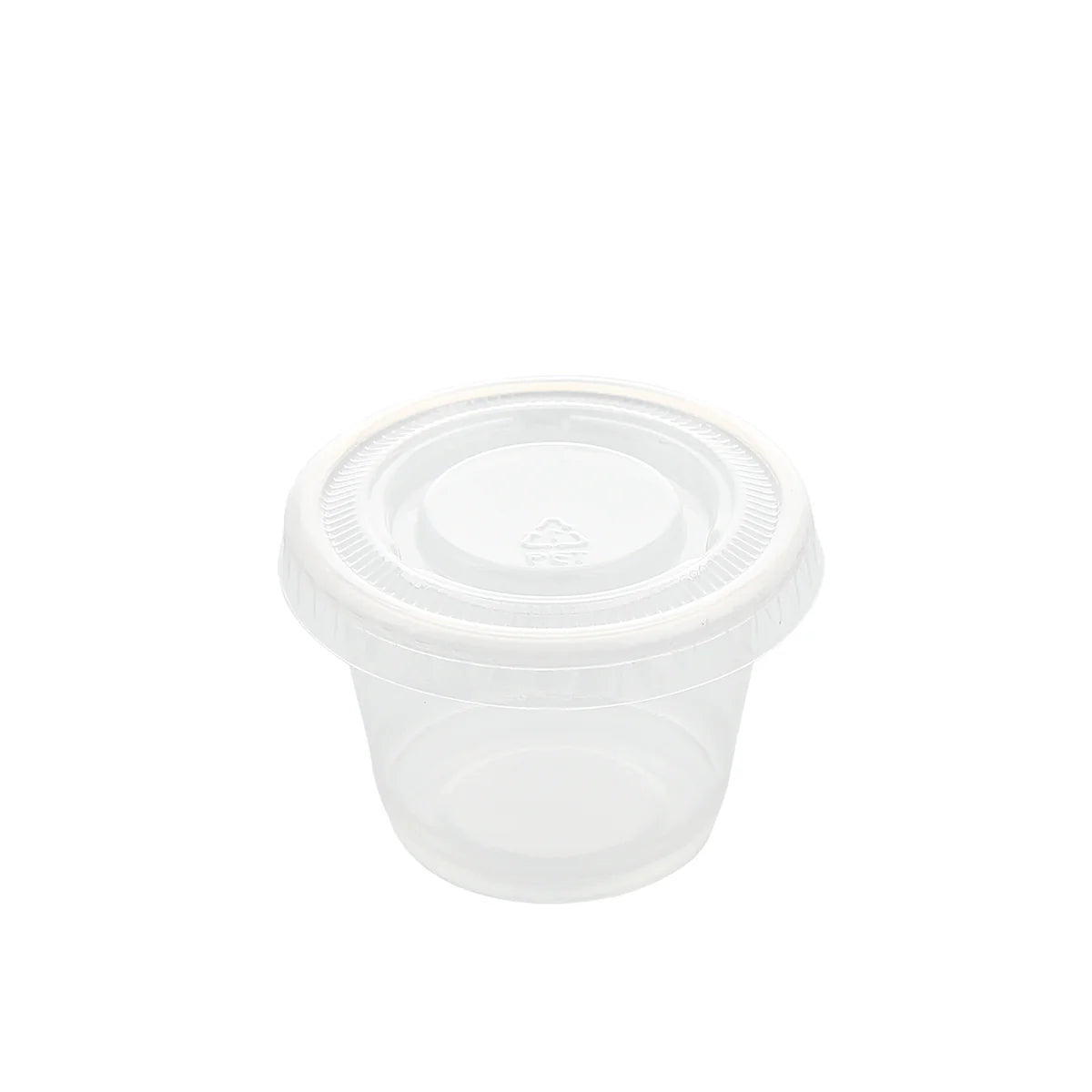 Portion cup Lid PET | 1 Oz - PACK THIS MEAL