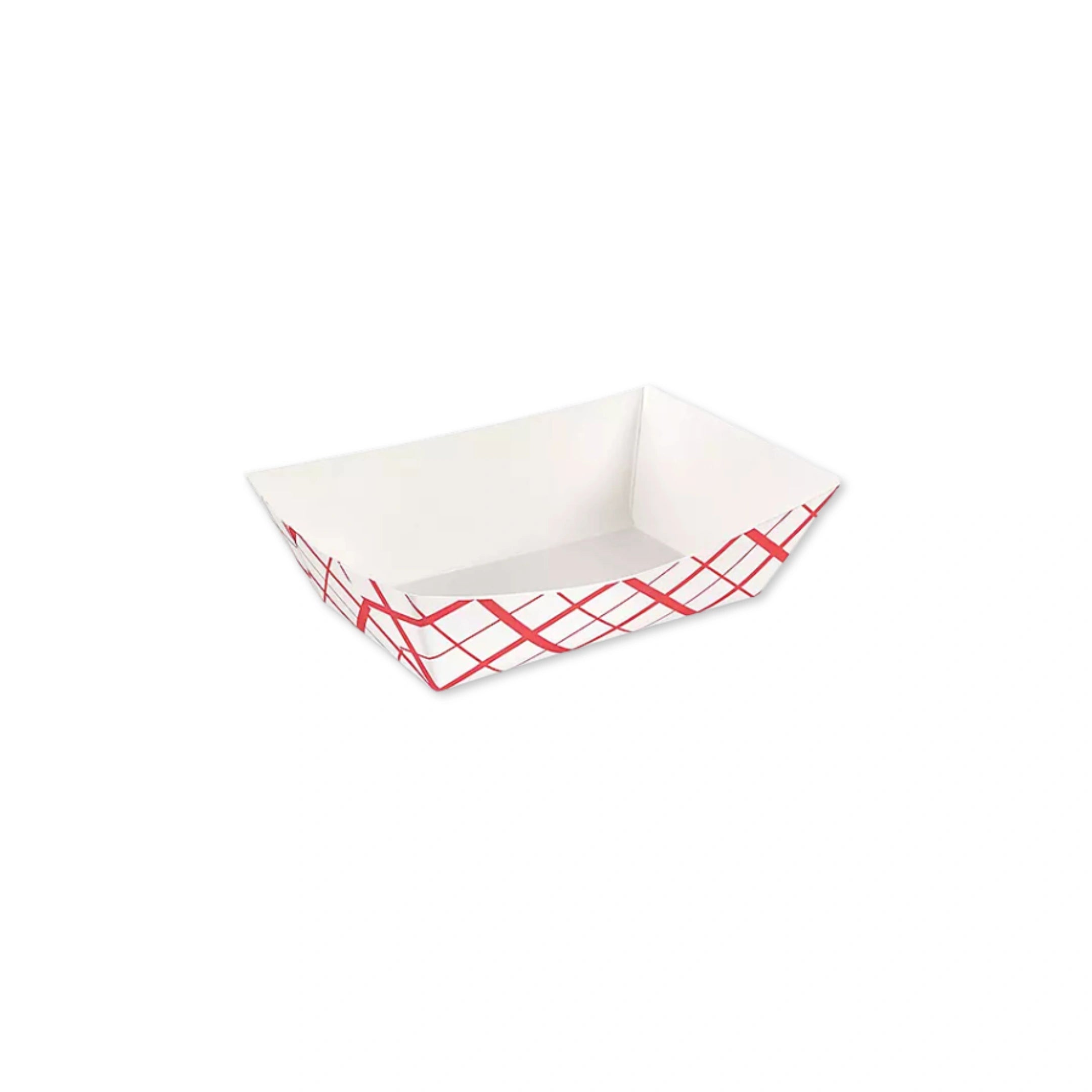 Paper Food Boat Tray - Red & White | 1/2 lb
