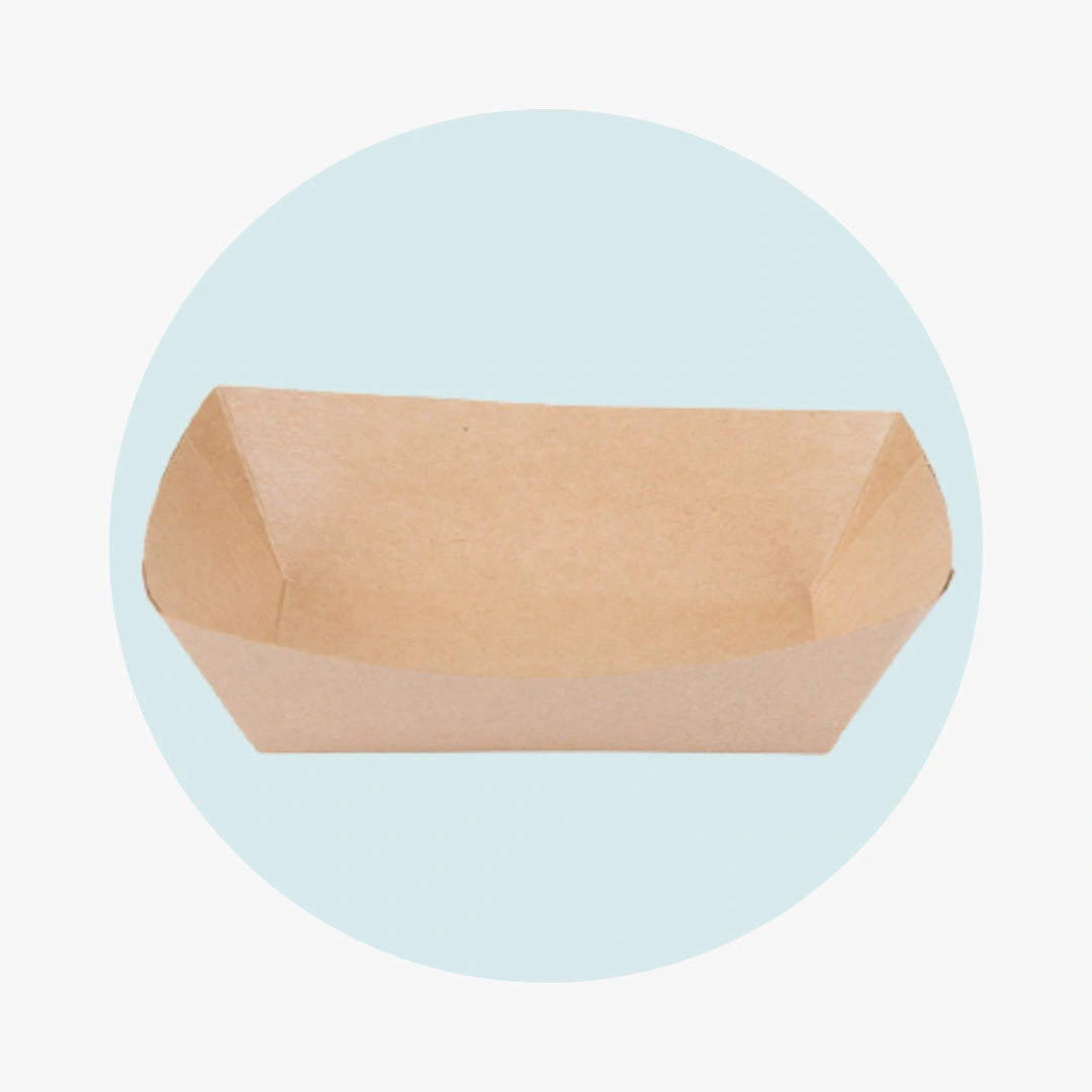 Paper Food Boat Tray - Kraft | 1 lb