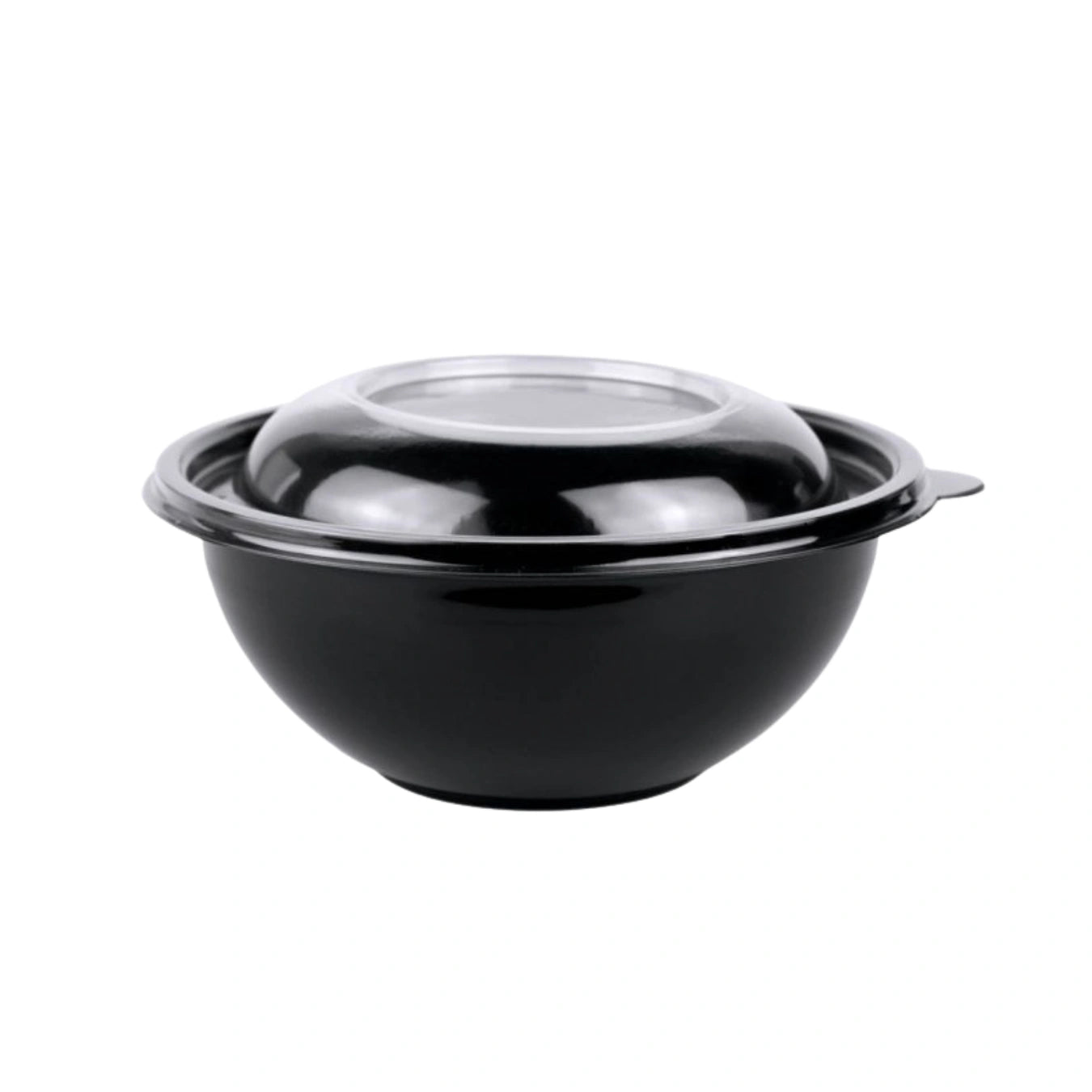 Plastic Salad Bowl with Lid | 64 oz