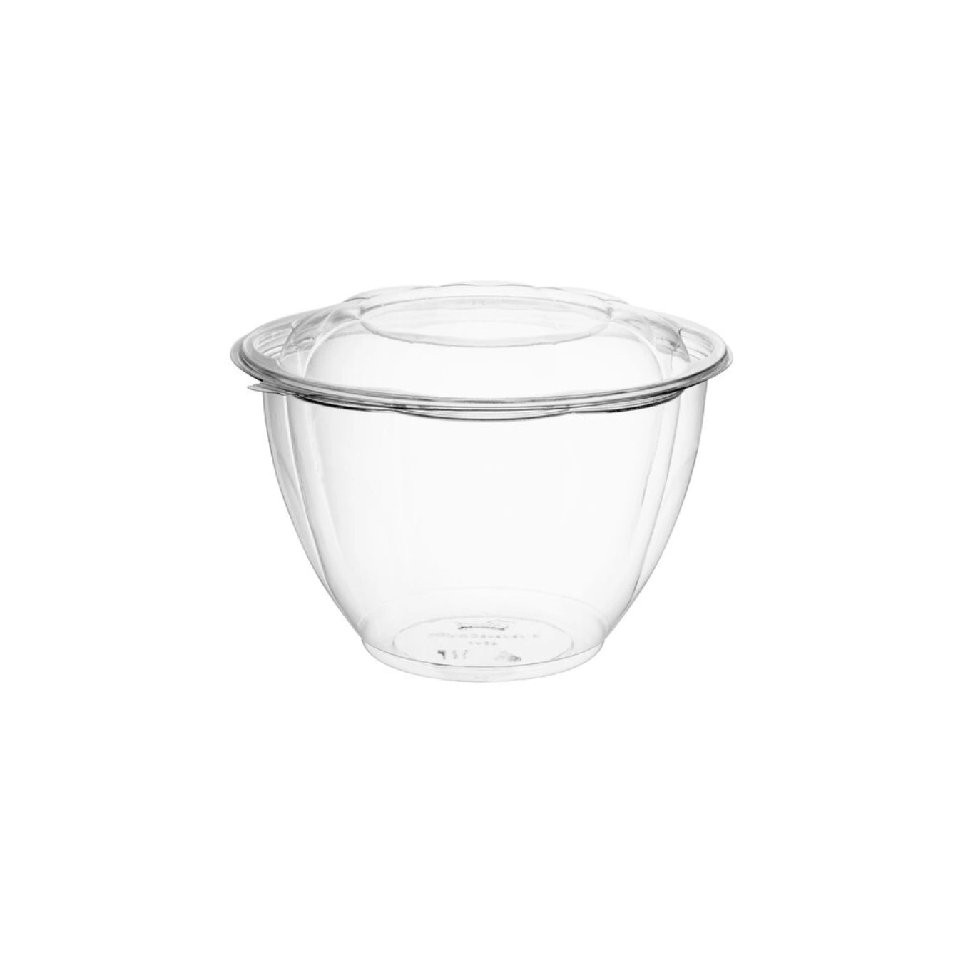 Plastic Tamper Evident Hinged Salad Bowls | 48 oz