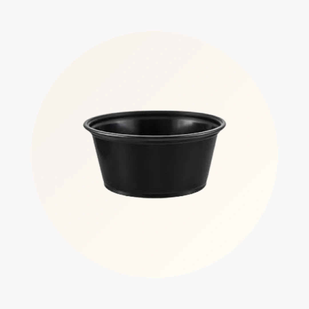 Portion Cups - Black | 2 oz