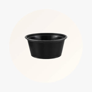 Portion Cups - Black | 2 oz