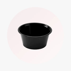 Portion Cups - Black | 3.25 oz