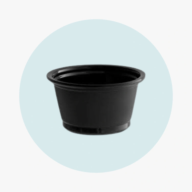 Portion Cups - Black | 4 oz