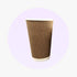 Ripple Wall Paper Cups - Brown Stripes - 12 oz