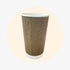 Ripple Wall Paper Cups - Brown Stripes - 20 oz