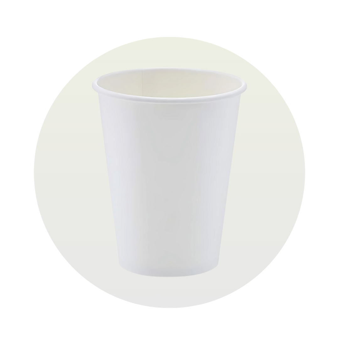 SINGLE WALL PAPER CUPS - WHITE - 20 oz