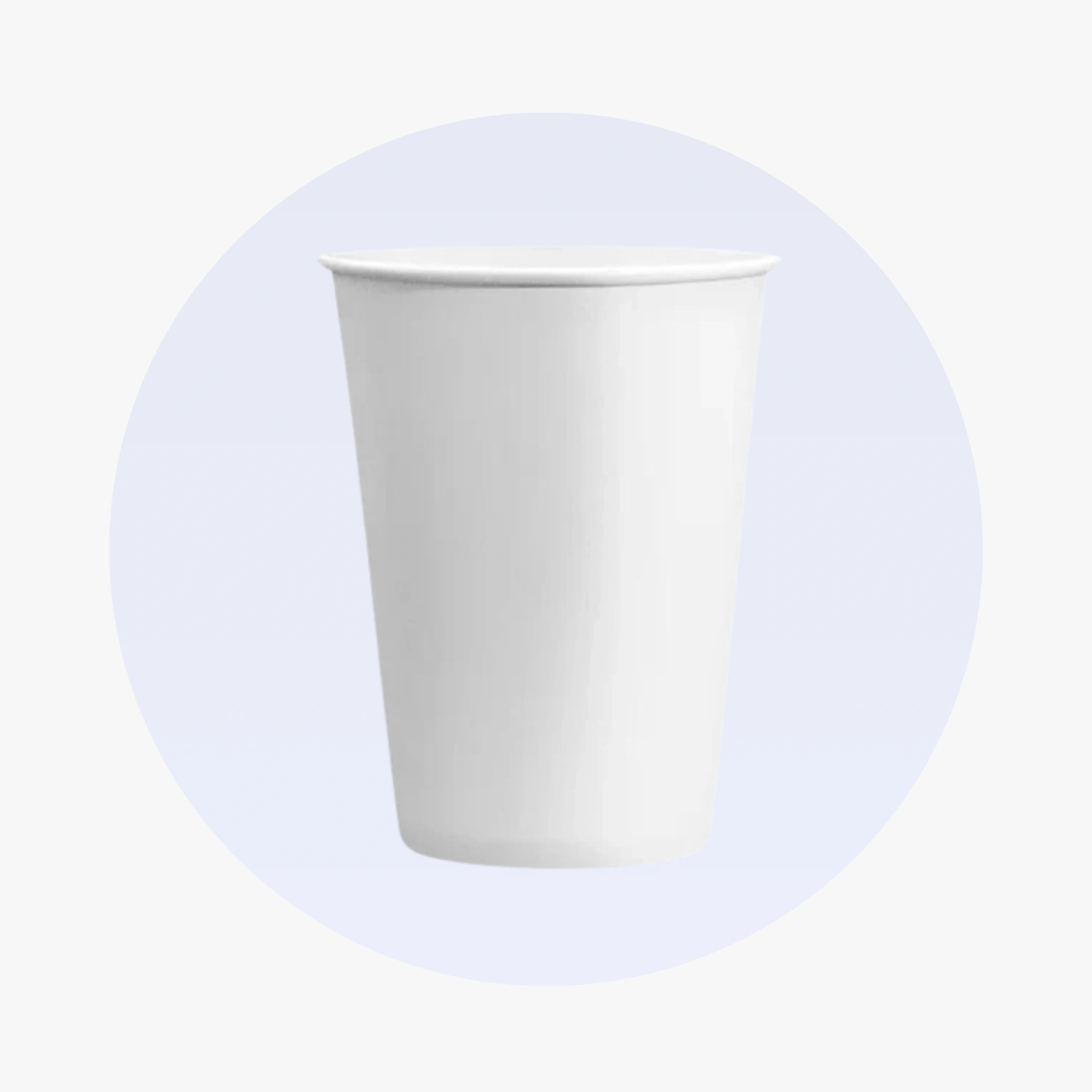 SINGLE WALL PAPER CUPS - WHITE - 16 oz