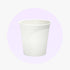 SINGLE WALL PAPER CUPS - WHITE - 6 oz